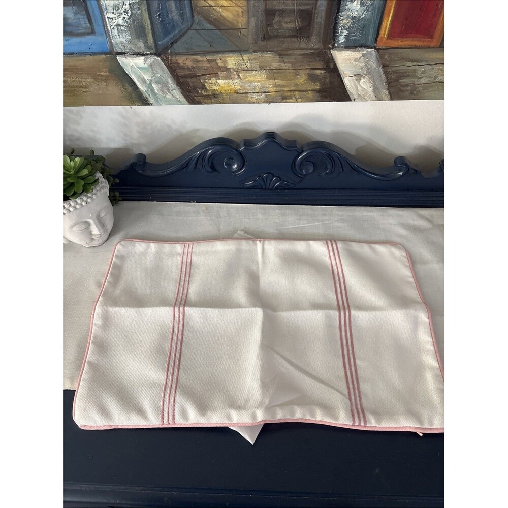 Hofdeco Indoor Outdoor Pillow Cover ONLY - Zip Closure - 12" x 20" - New